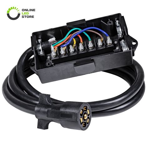 trailer wiring junction box wells cargo|trailer wiring harness auto zone.